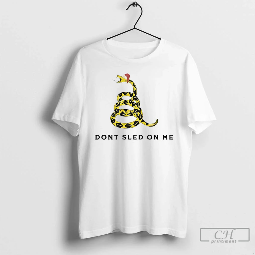 Classic Dont Sled Me Funny Gadsden Flag T-Shirts, Hoodie, Sweatshirt