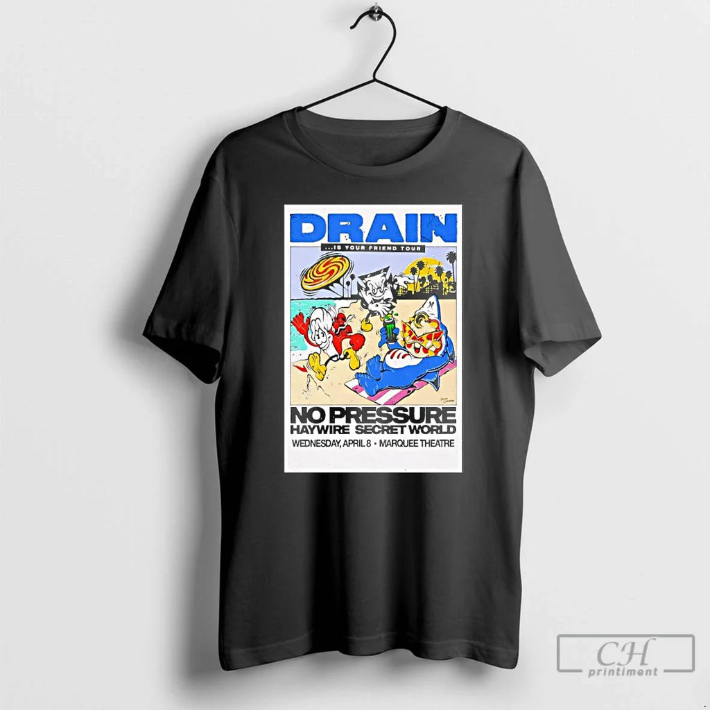 Classic Drain Apr 8 2026 Marquee Theatre Tempe Az T-Shirts, Hoodie, Sweatshirt
