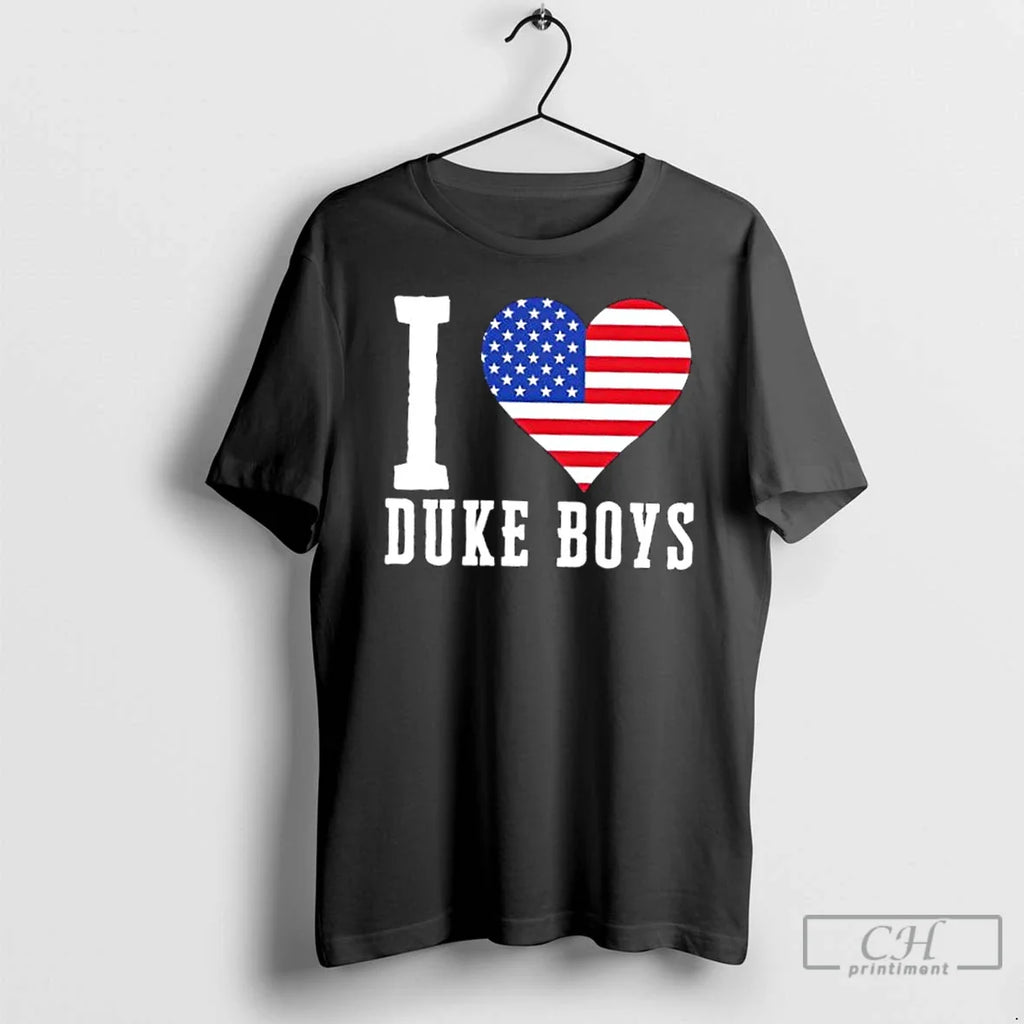 Classic Duke I Love Duke Us Flag T-Shirts, Hoodie, Sweatshirt