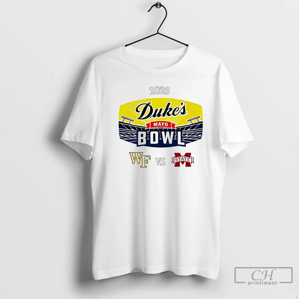 Classic Dukes Mayo Bowl 2025 Wake Forest Vs Mississippi State T-Shirts, Hoodie, Sweatshirt