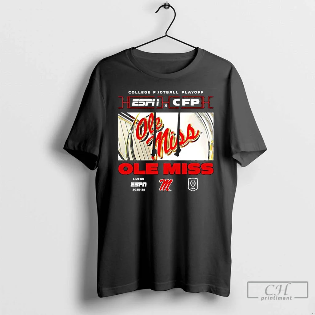 Classic Espn X Cfp Ole Miss 2025 2026 College Football Playoff T-Shirts, Hoodie, Sweatshirt