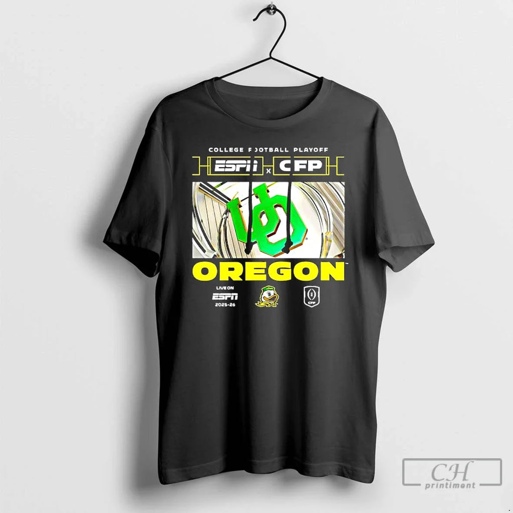 Classic Espn X Cfp Oregon 2025 2026 College Football Playoff T-Shirts, Hoodie, Sweatshirt