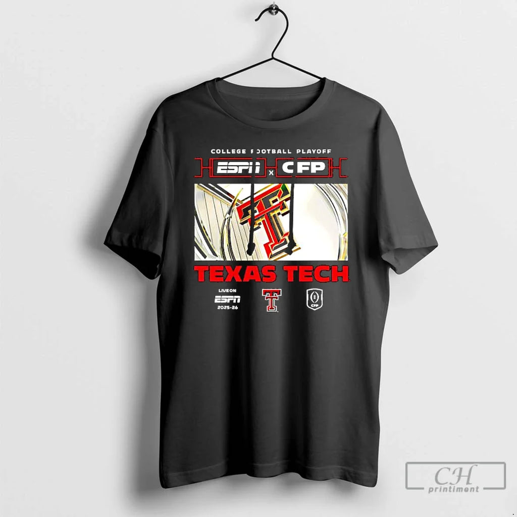 Classic Espn X Cfp Texas Tech 2025 2026 College Football Playoff T-Shirts, Hoodie, Sweatshirt