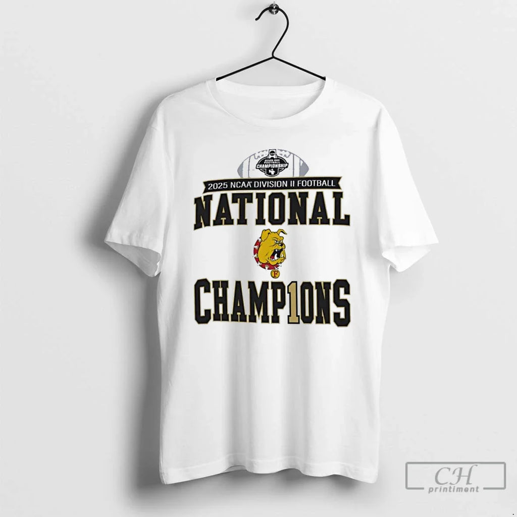 Classic Ferris State Bulldogs 2025 Ncaa Dii Football National Champions T-Shirts, Hoodie, Sweatshirt