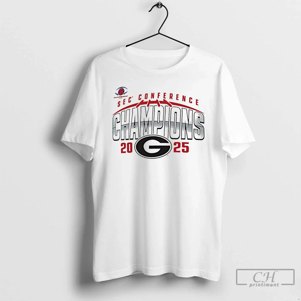 Classic Georgia Bulldogs 2025 Sec Football Champions Endzone Speed T-Shirts, Hoodie, Sweatshirt