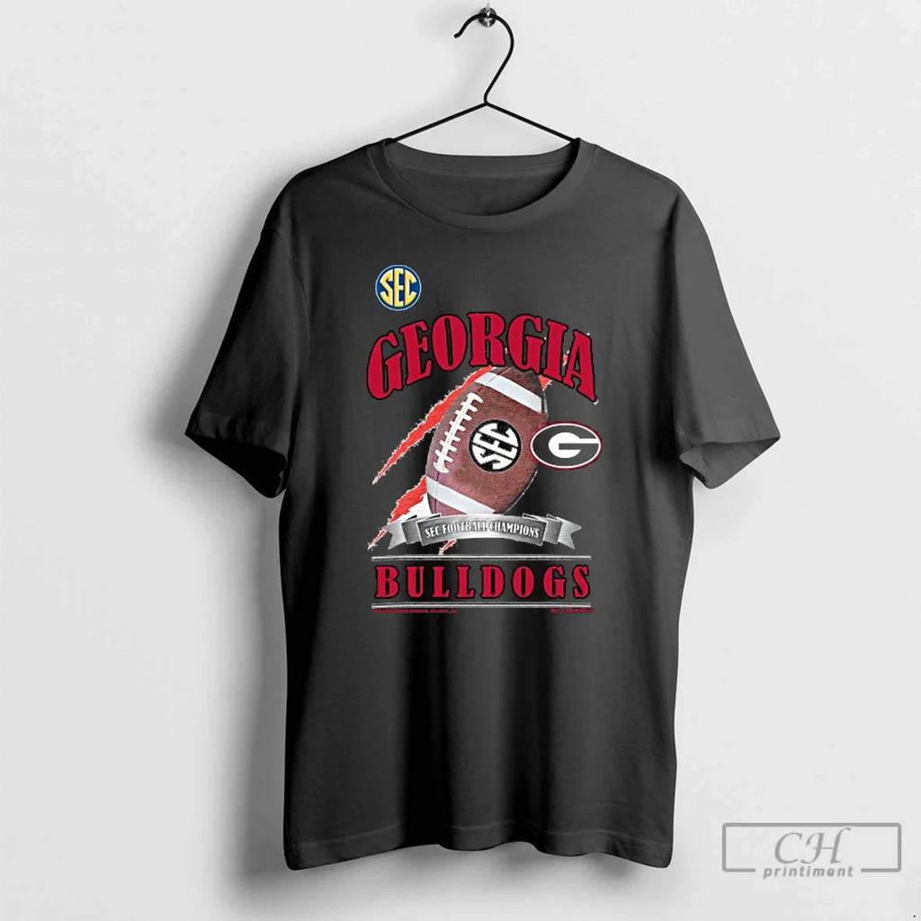 Classic Georgia Bulldogs New Era 2025 Sec Football Conference Champions Locker Room T-Shirts, Hoodie, Sweatshirt