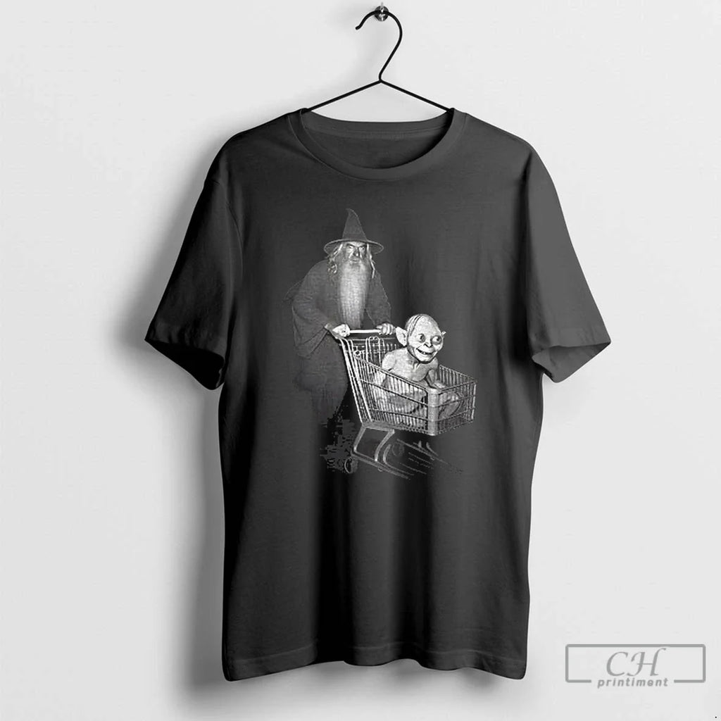 Classic Goblin Pushing Cart Lotr Meme T-Shirts, Hoodie, Sweatshirt