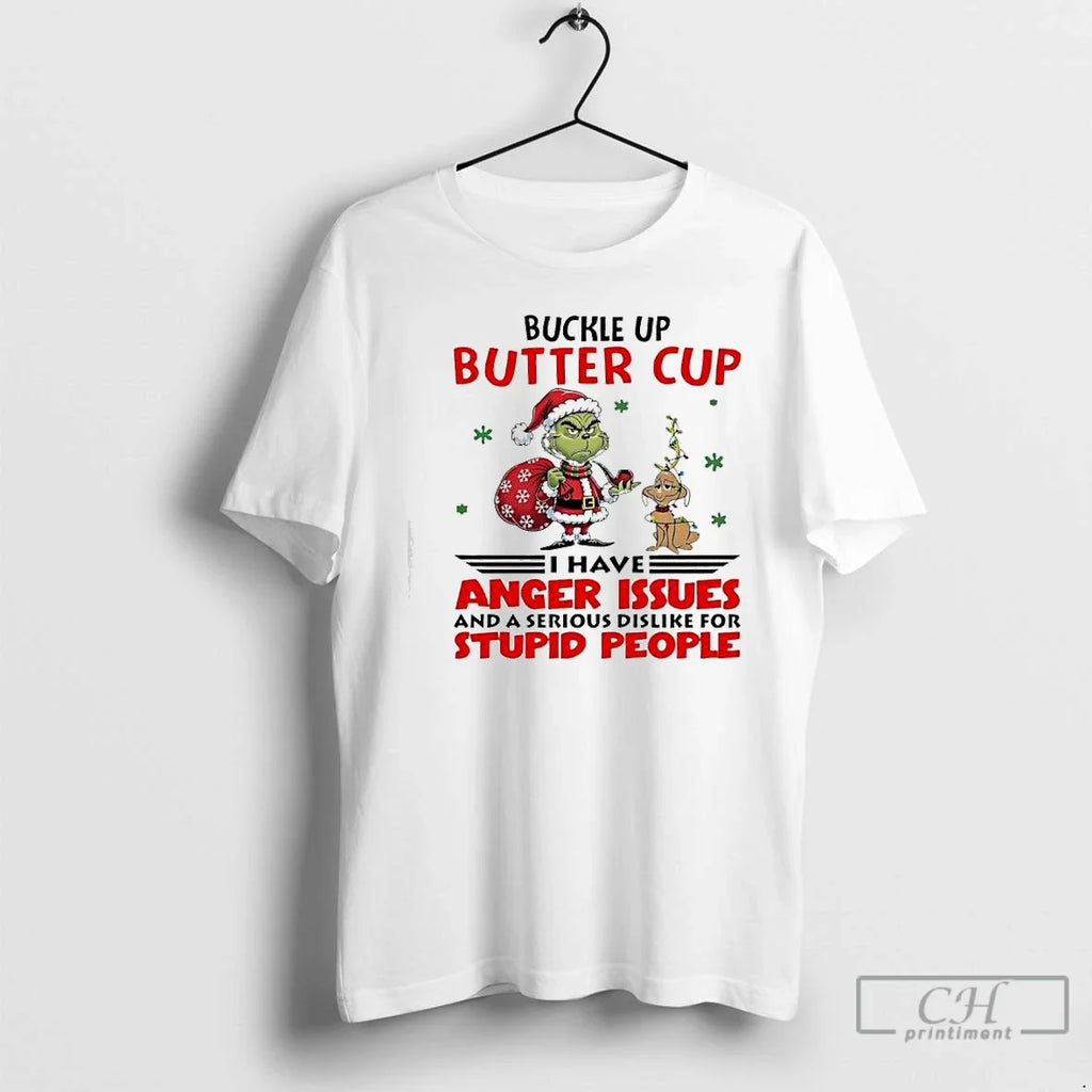 Classic Grinch Dog Max Buckle Up Butter Cup T-Shirts, Hoodie, Sweatshirt