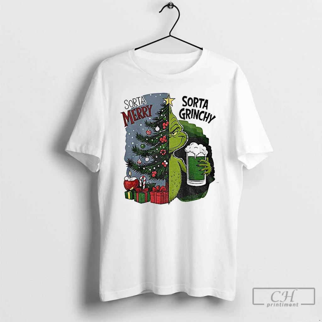 Classic Grinch Sorta Merry Sorta Grinchy Tree T-Shirts, Hoodie, Sweatshirt