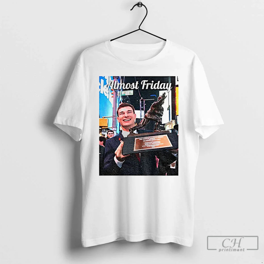 Classic Heismendoza Fernando Mendoza Heisman Trophy Almost Friday T-Shirts, Hoodie, Sweatshirt