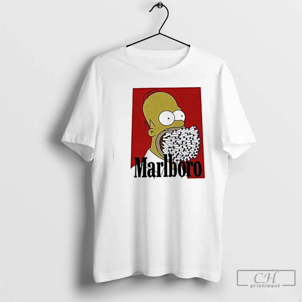 Classic Homer Simpson Marlboro T-Shirts, Hoodie, Sweatshirt