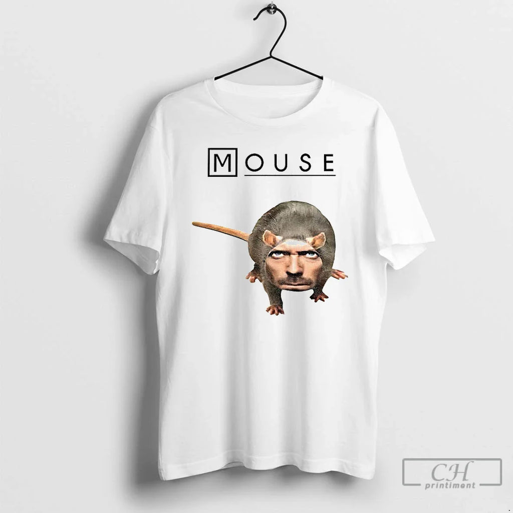 Classic Hugh Laurie Dr Gregory House X Mouse Funny Meme T-Shirts, Hoodie, Sweatshirt