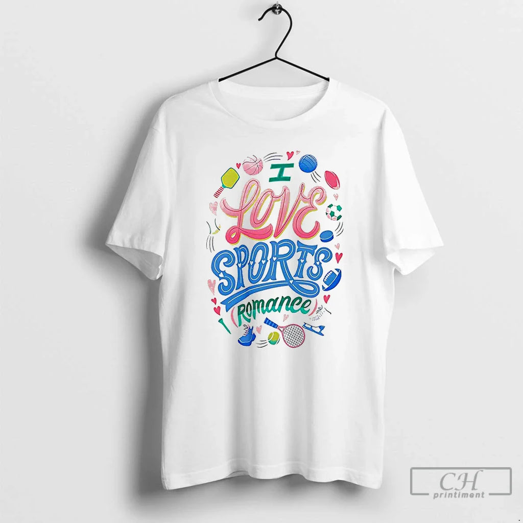 Classic I Love Sports Romance Symbols T-Shirts, Hoodie, Sweatshirt