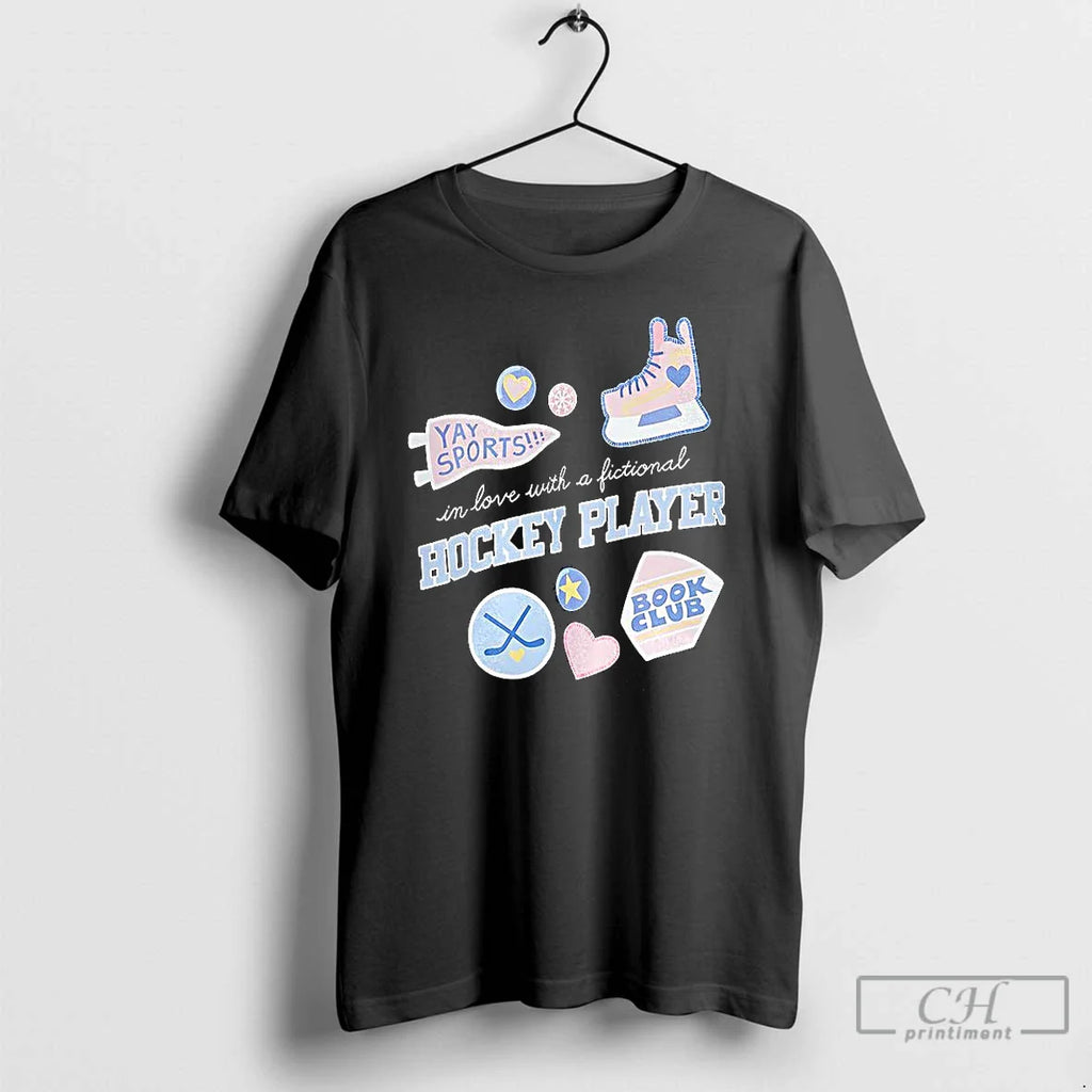 Classic Love Fictional Hockey Player Book Club Hockey Symbols T-Shirts, Hoodie, Sweatshirt