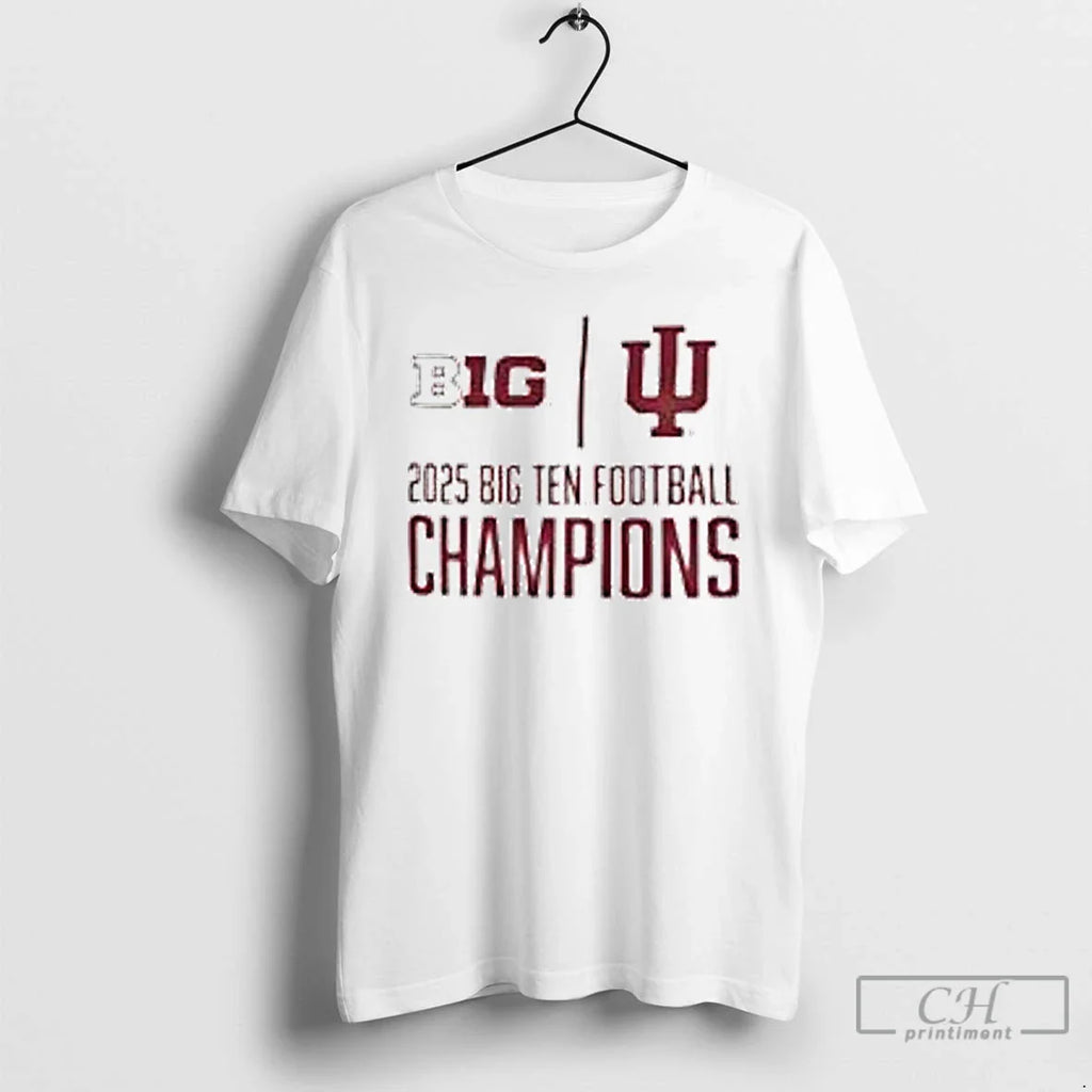 Classic Indiana Football 2025 Big Ten Champions Score T-Shirts, Hoodie, Sweatshirt