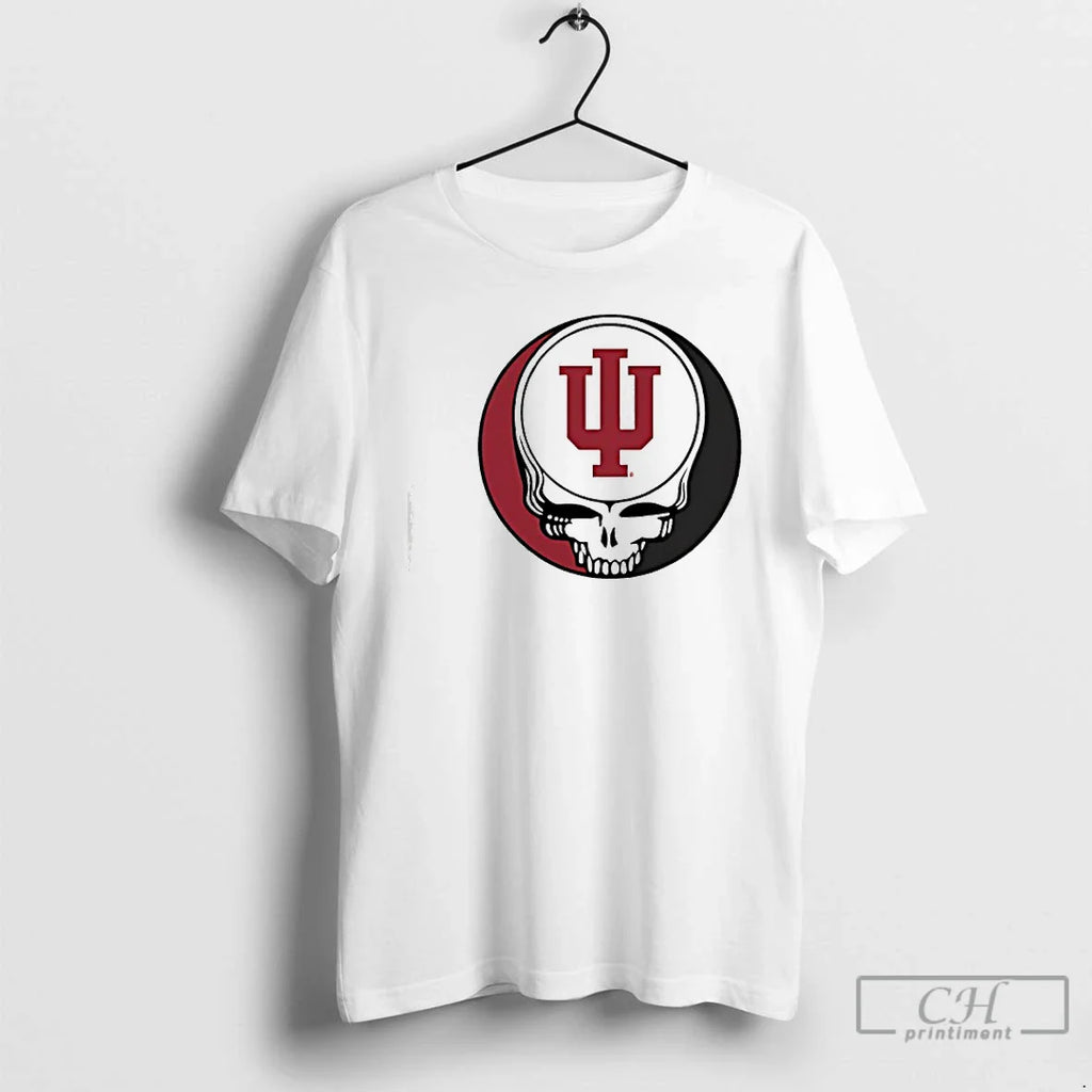 Classic Indiana University Grateful Dead Mashup Logo T-Shirts, Hoodie, Sweatshirt