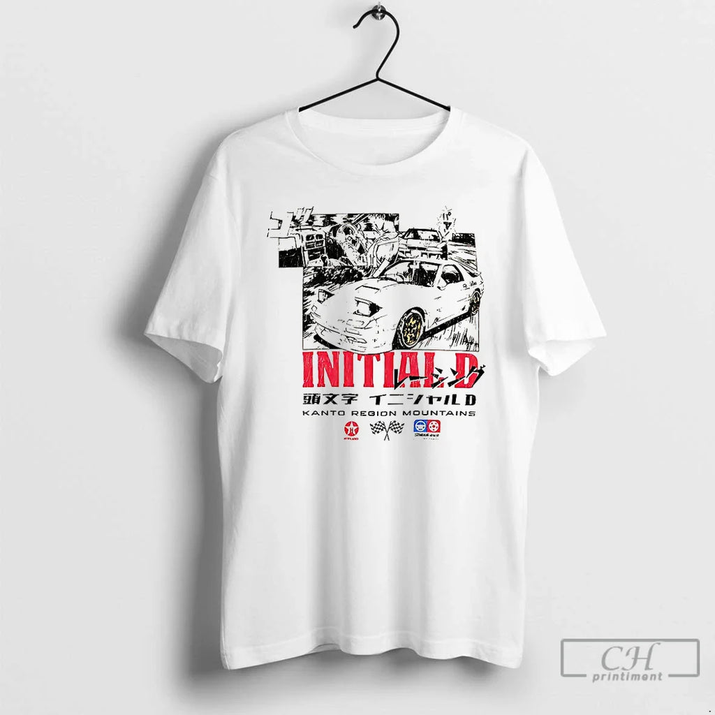 Classic Initial D Kanto Regions Mountains Gas Manga T-Shirts, Hoodie, Sweatshirt