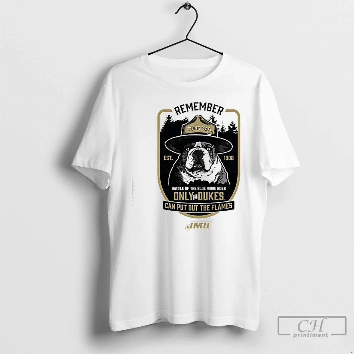 Classic Jmu James Madison Smokey Duke Dog Can Pit Out Flames T-Shirts, Hoodie, Sweatshirt