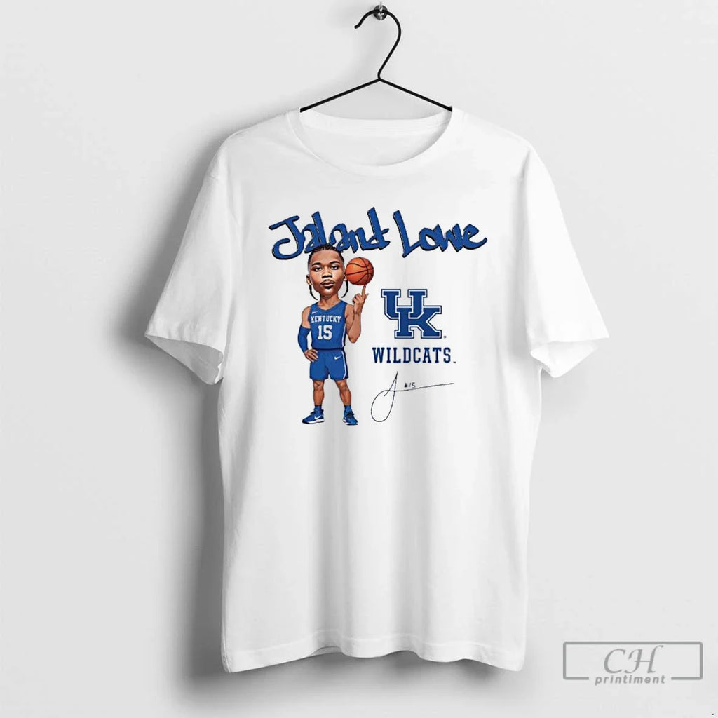 Classic Jaland Lowe Uk Wildcats Caricature T-Shirts, Hoodie, Sweatshirt