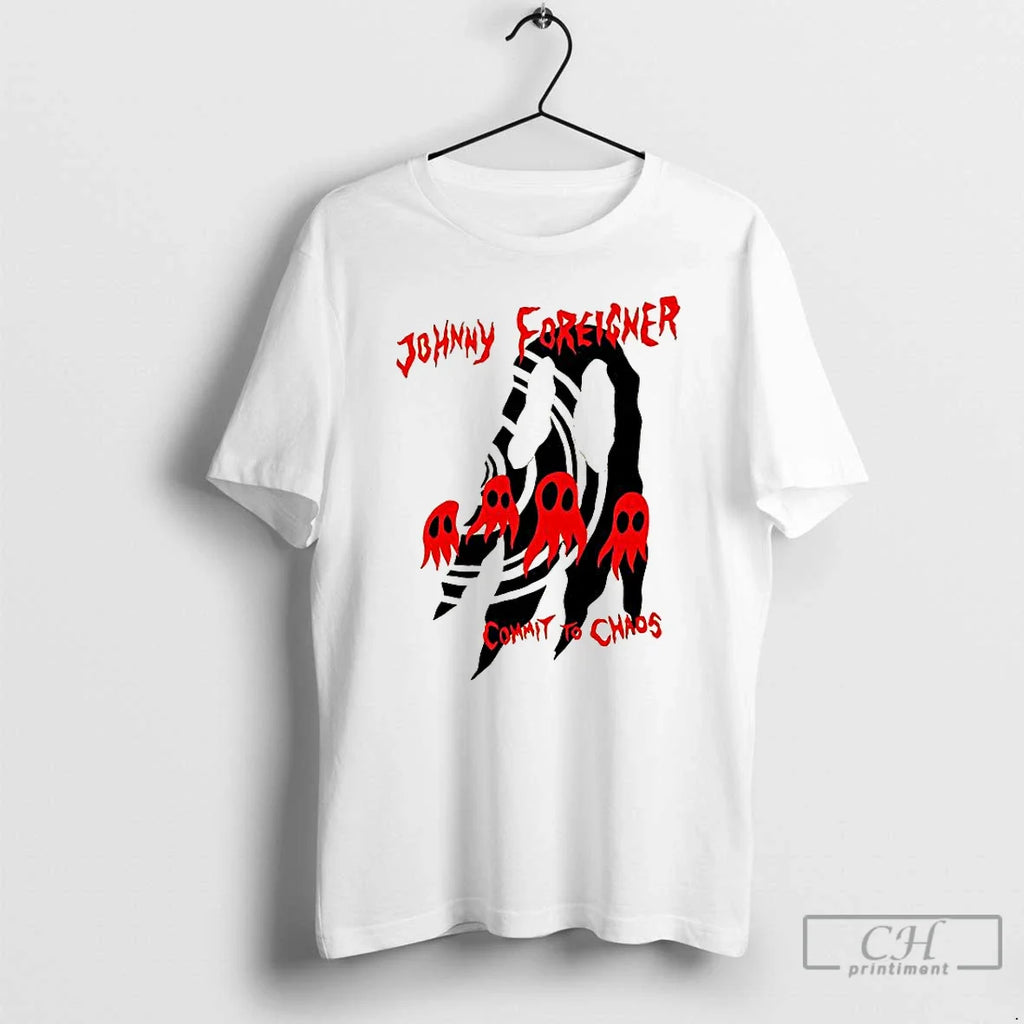 Classic Johnny Foreigner Commit Chaos T-Shirts, Hoodie, Sweatshirt