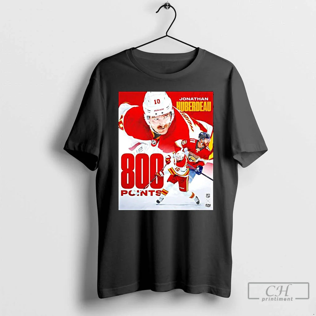 Classic Jonathan Huberdeau Calgary Flames Ice Hockey 800 Nhl Points T-Shirts, Hoodie, Sweatshirt