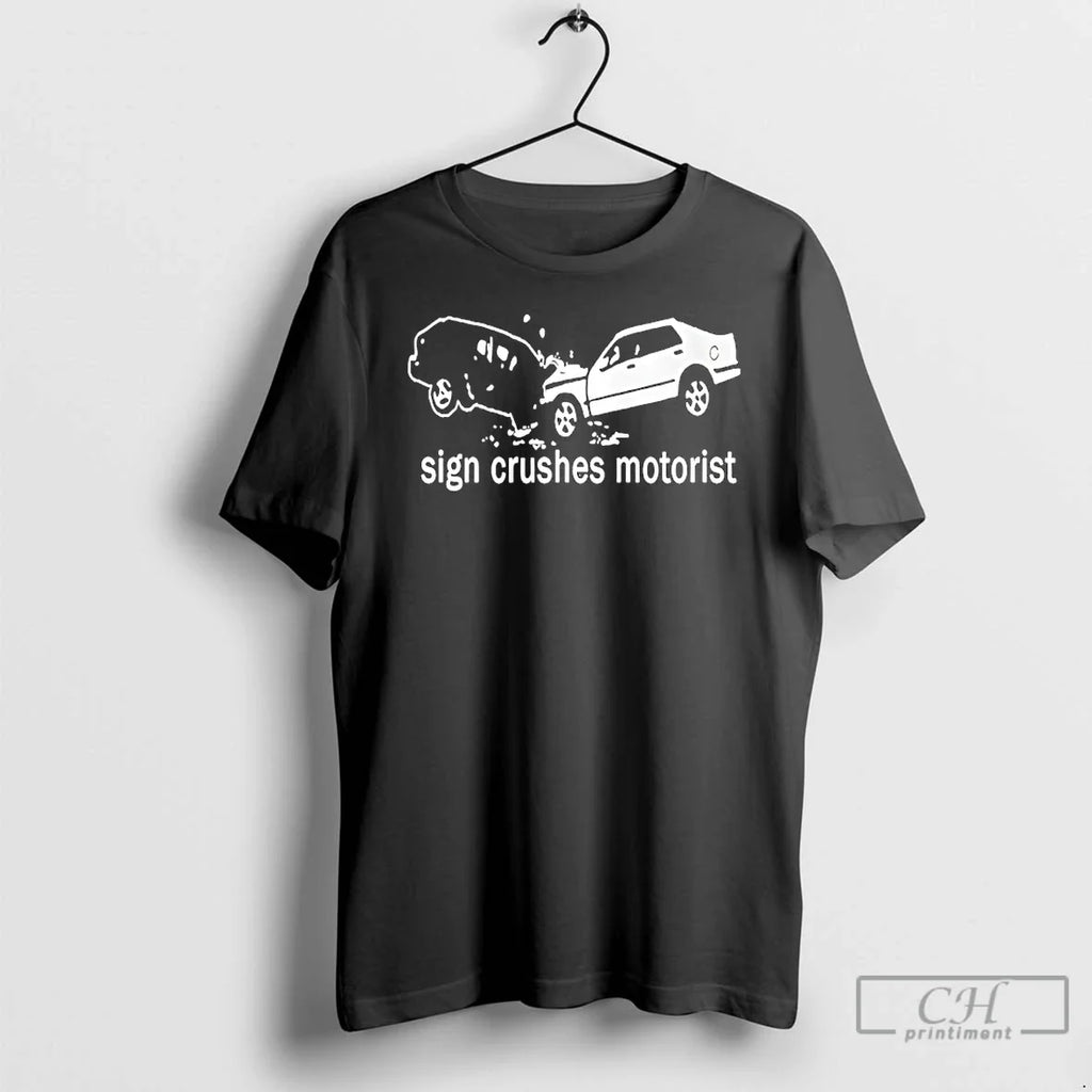 Classic Liam Mc Cay Sign Crushes Motorist Inside Out T-Shirts, Hoodie, Sweatshirt