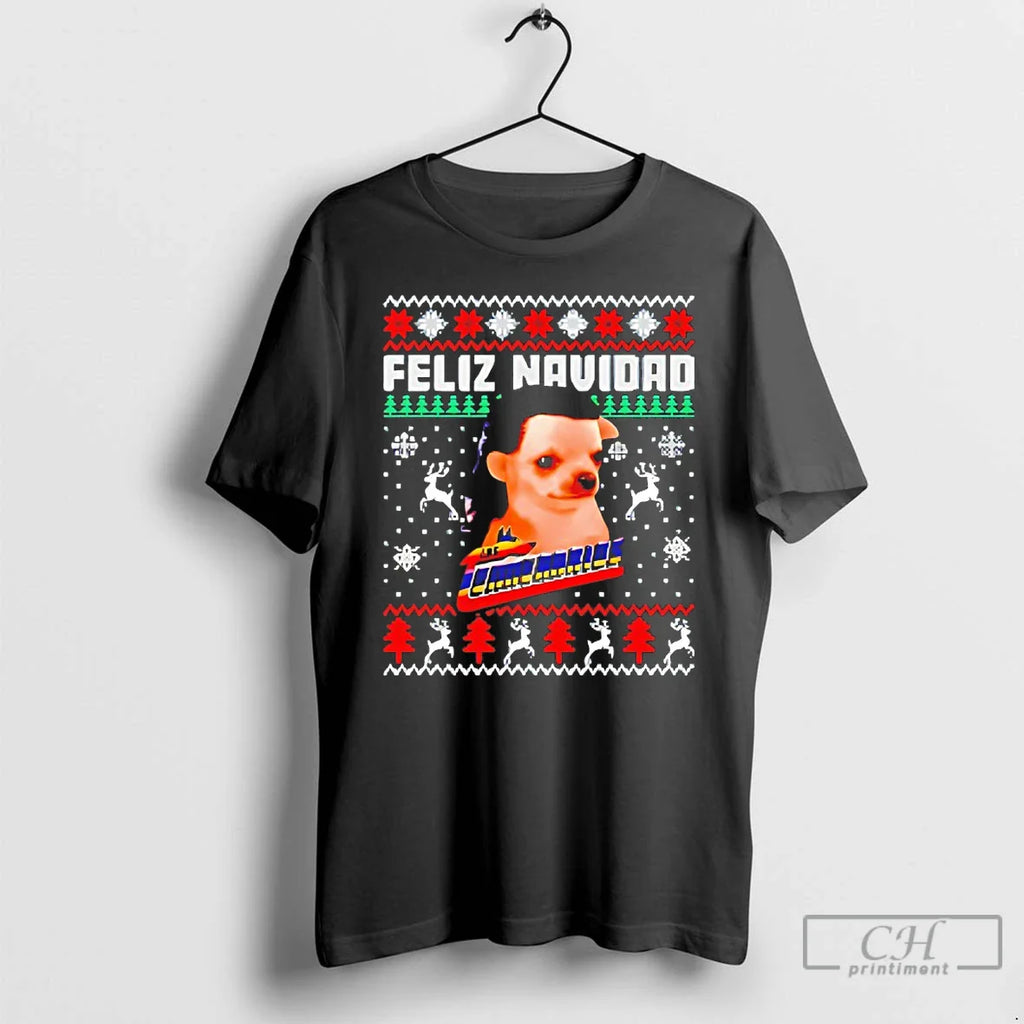 Classic Los Temerarios Dog Feliz Navidad T-Shirts, Hoodie, Sweatshirt