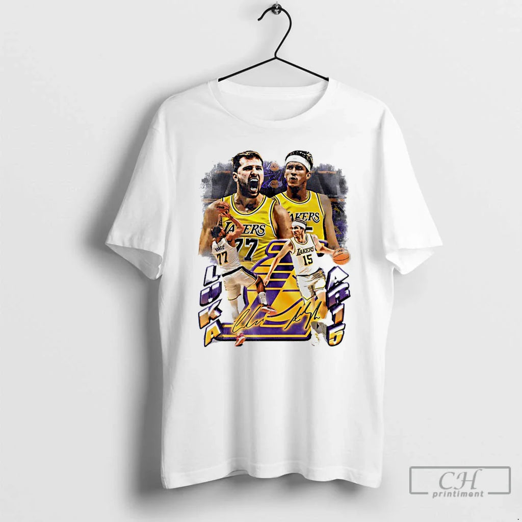 Classic Luka Doncic Austin Reaves Los Angeles Lakers Nba Player Signatures T-Shirts, Hoodie, Sweatshirt