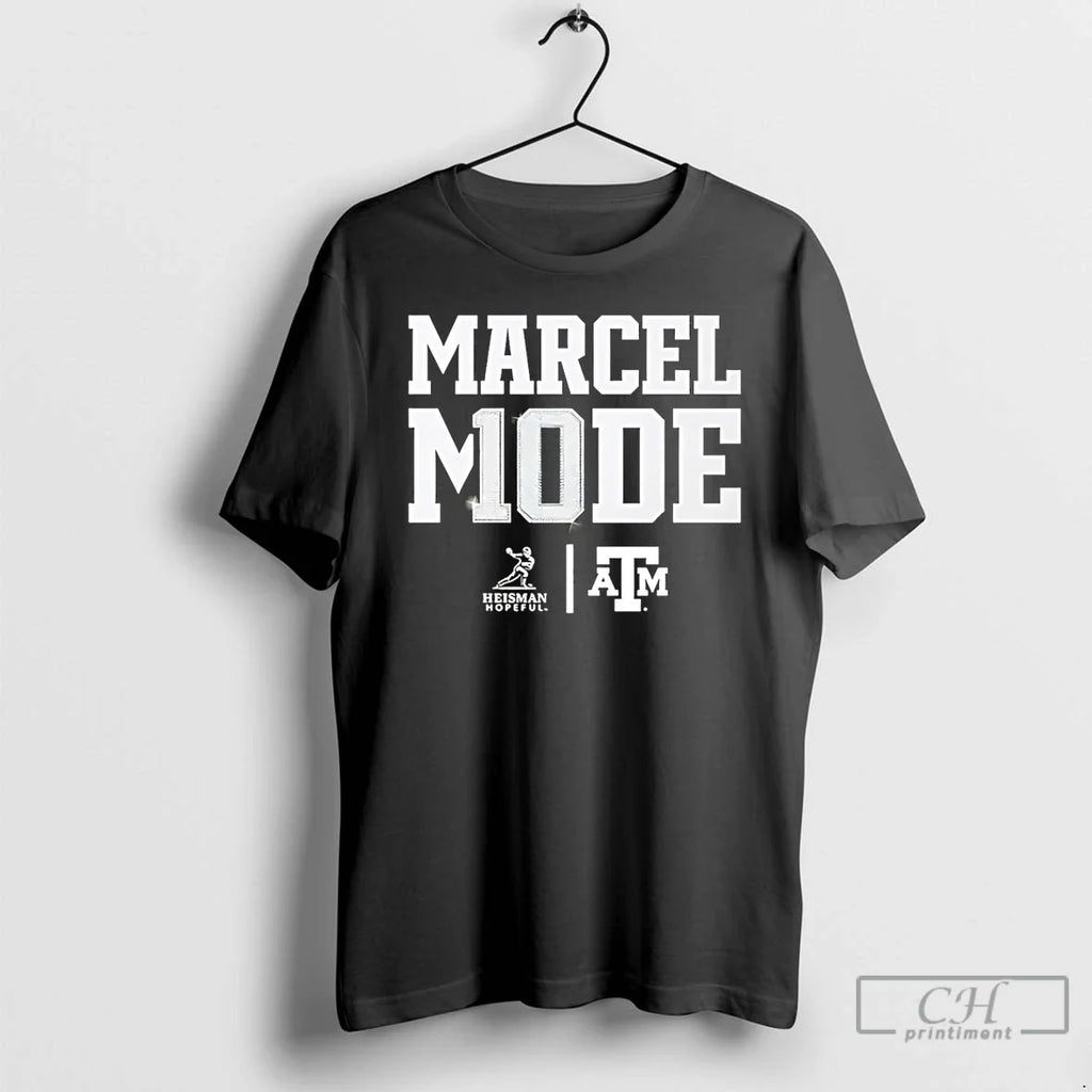 Classic Marcel Reed Texas Am Football Ncaa Marcel Mode 2025 Heisman Text T-Shirts, Hoodie, Sweatshirt