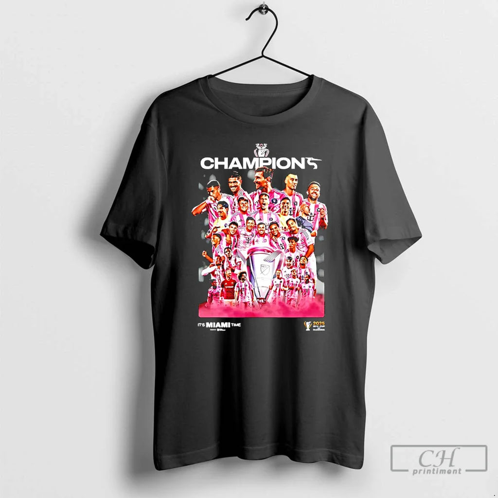 Classic Miami Cf 2025 Mls Champions Miami Time T-Shirts, Hoodie, Sweatshirt