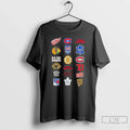 Classic Nhl 6 Starter Teams Logo Collage T-Shirts, Hoodie, Sweatshirt
