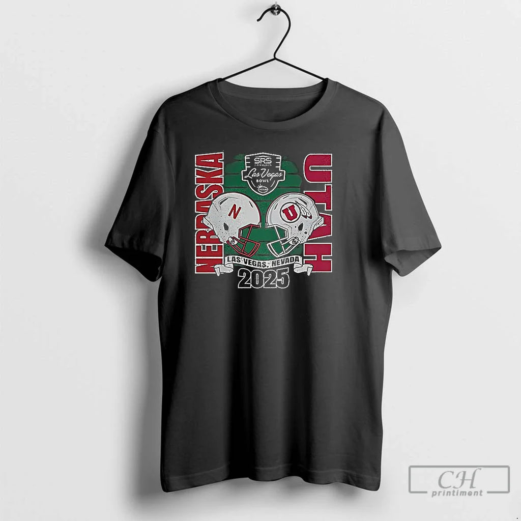 Classic Nebraska Cornhuskers Vs Utah Utes 2025 Las Vegas Bowl T-Shirts, Hoodie, Sweatshirt