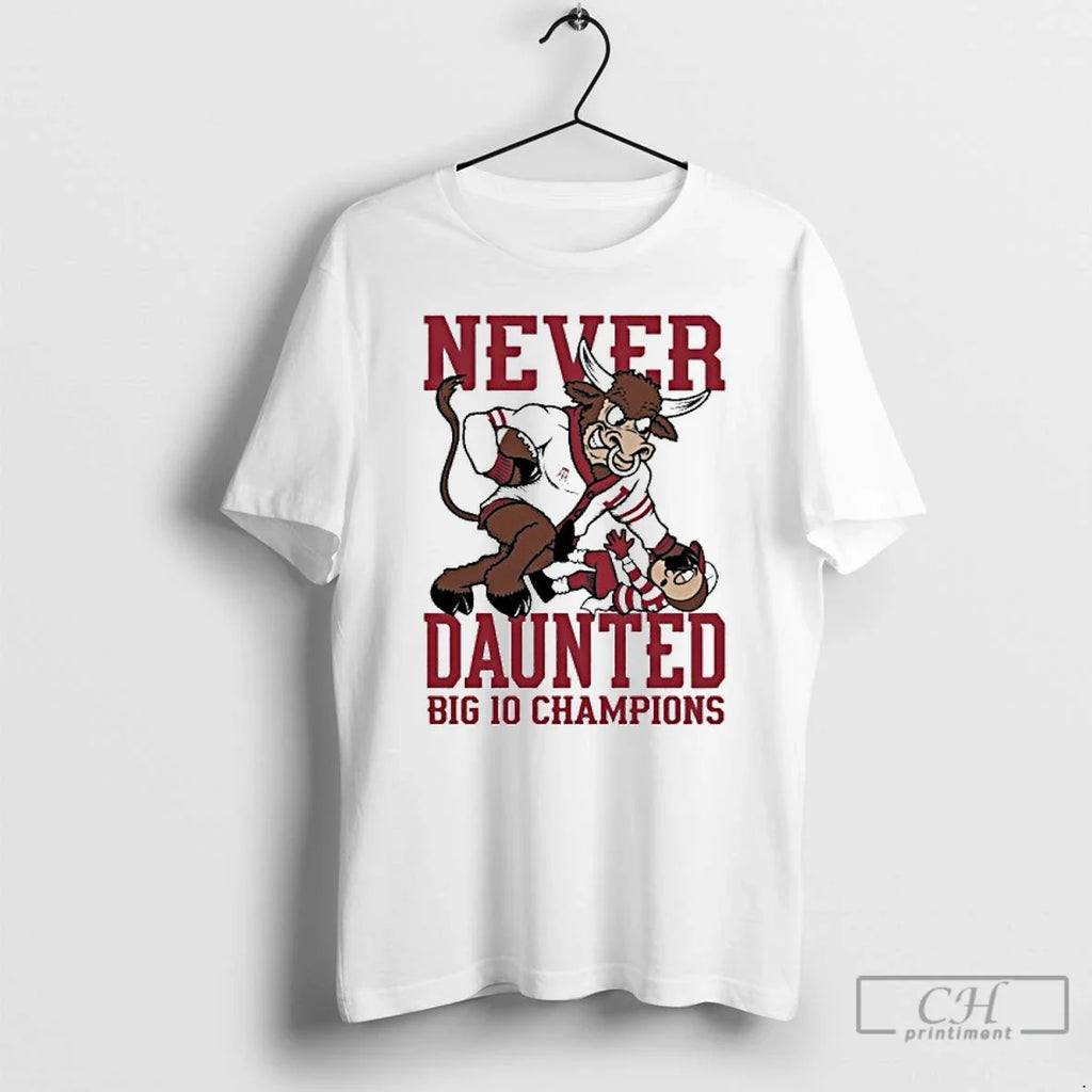 Classic Never Daunted Iu Football Big 10 Champions T-Shirts, Hoodie, Sweatshirt