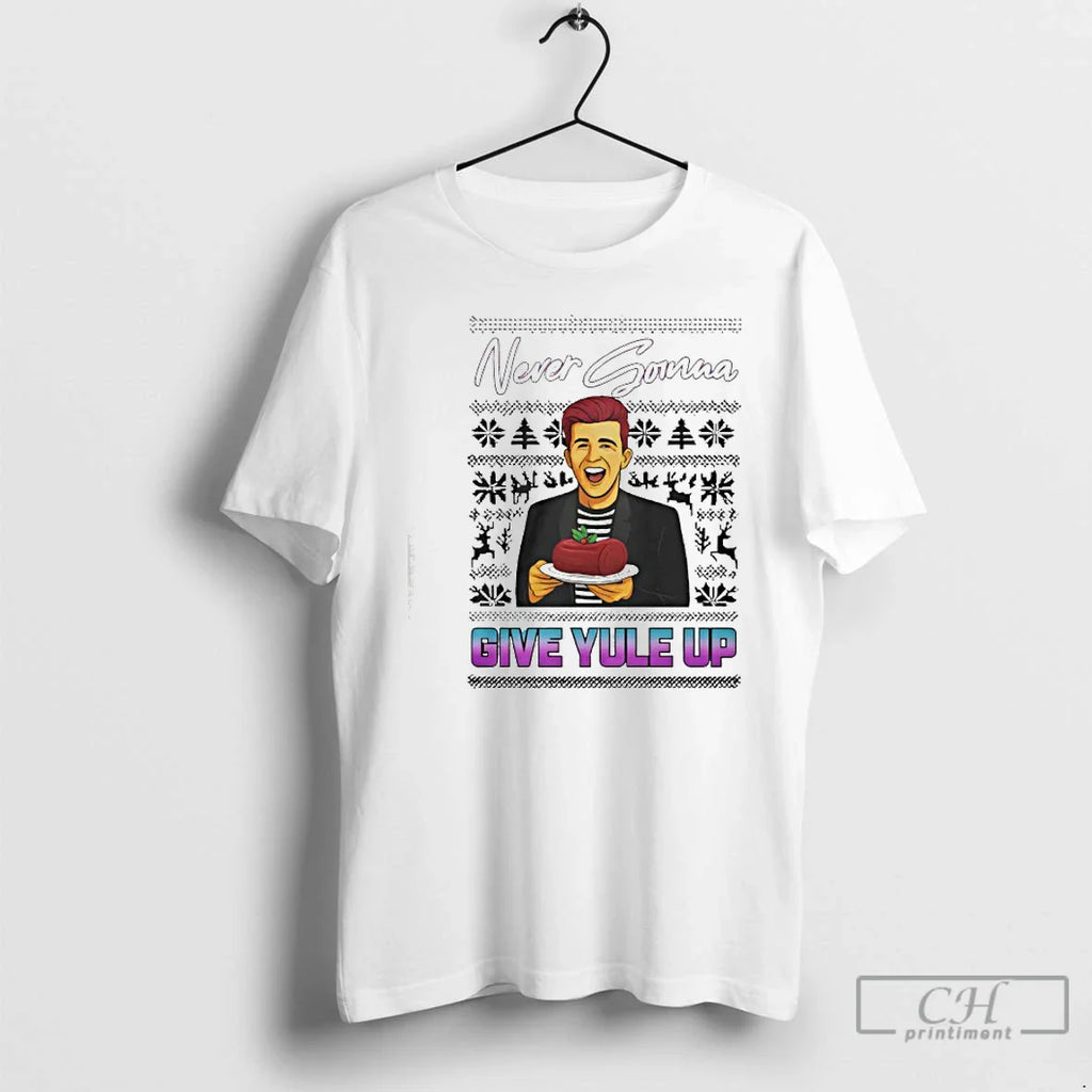 Classic Never Gonna Give Yule Up Rick Astley Ugly T-Shirts, Hoodie, Sweatshirt