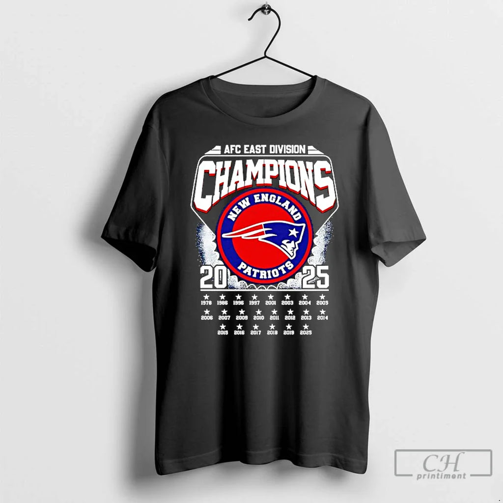 Classic New York Patriots Football Afc East Division Champions 2025 T-Shirts, Hoodie, Sweatshirt