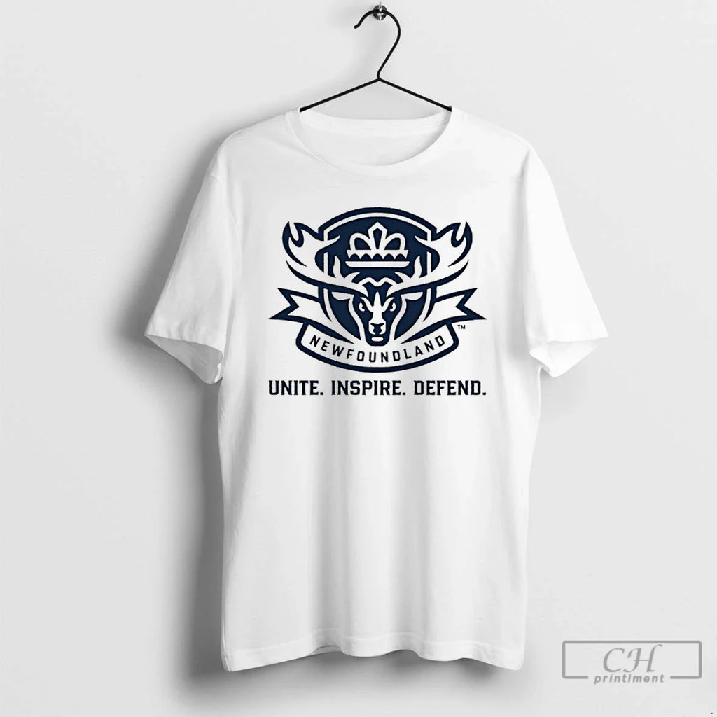 Classic Newfoundland Regiment 2025 Unite Inspire Defend Logo T-Shirts, Hoodie, Sweatshirt