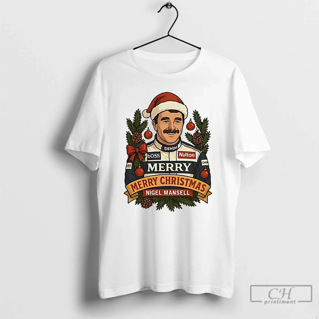 Classic Nigel Mansell Merry T-Shirts, Hoodie, Sweatshirt
