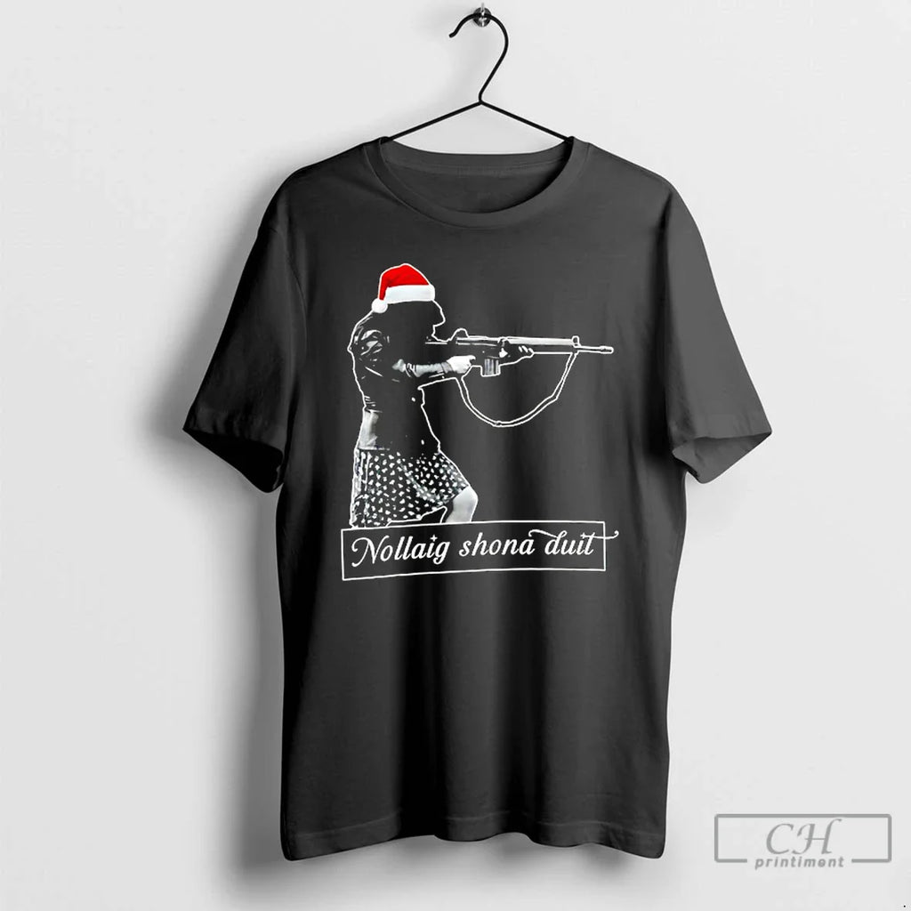 Classic Nollaig Shona Duit Santa T-Shirts, Hoodie, Sweatshirt