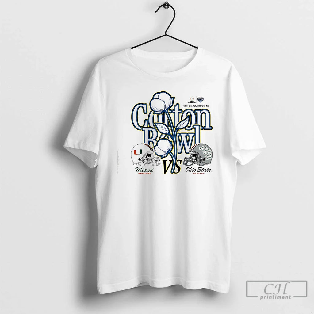 Classic Ohio State Vs Miami 2025 Cotton Bowl T-Shirts, Hoodie, Sweatshirt