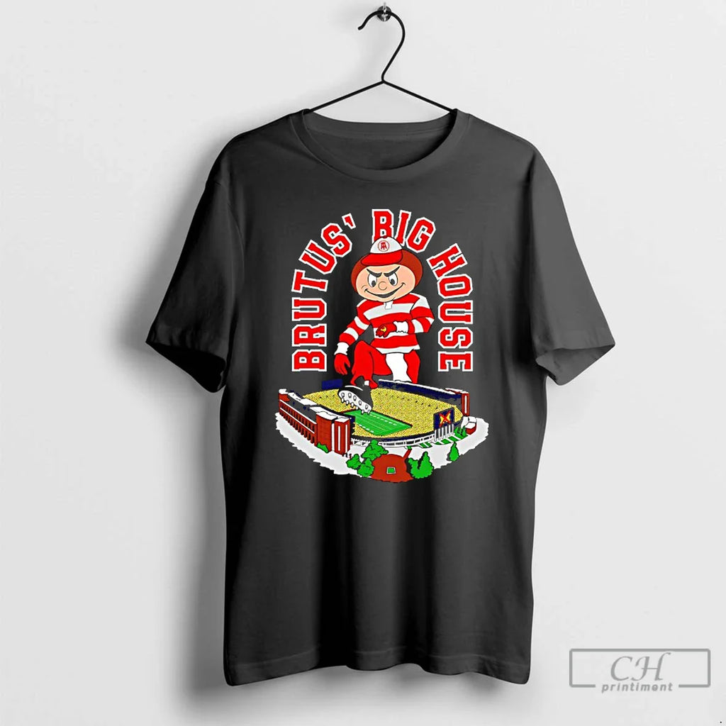 Classic Ohios House Brutus Big House Mascot Stadium T-Shirts, Hoodie, Sweatshirt