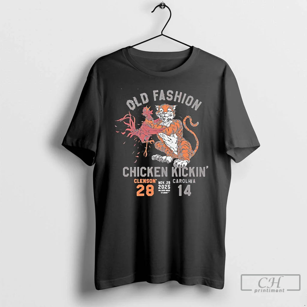 Classic Old Chicken Kickin Score 25 Carolina Mascots T-Shirts, Hoodie, Sweatshirt