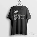 Classic Paul Gene Ace Vinnie Mark Bruce Ace Tommy Peter Eric Peter Eric T-Shirts, Hoodie, Sweatshirt
