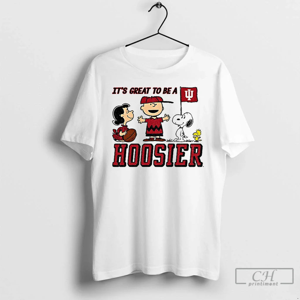 Classic Peanuts X Indiana Hoosier Great Be Hoosier Football 2025 T-Shirts, Hoodie, Sweatshirt