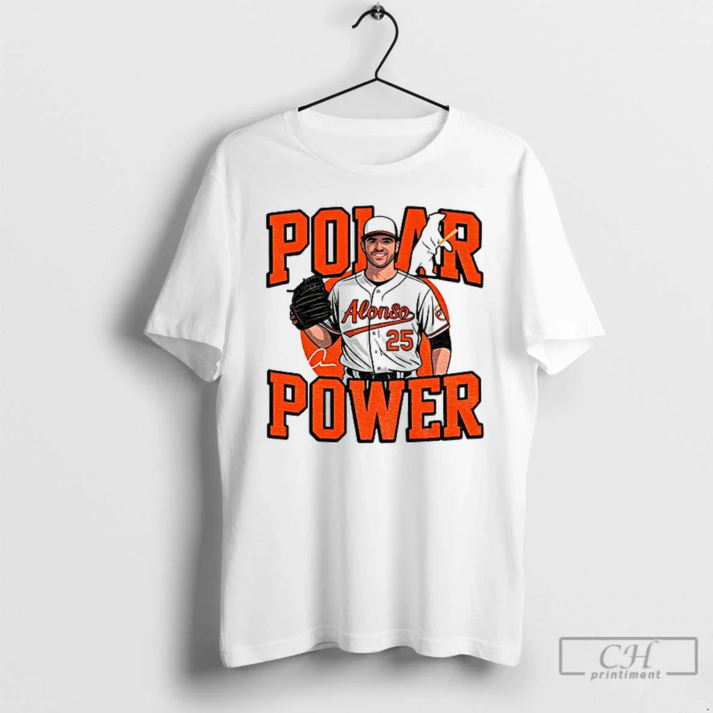 Classic Pete Alonso Polar Bear Power Baltimore Orioles Baseball T-Shirts, Hoodie, Sweatshirt