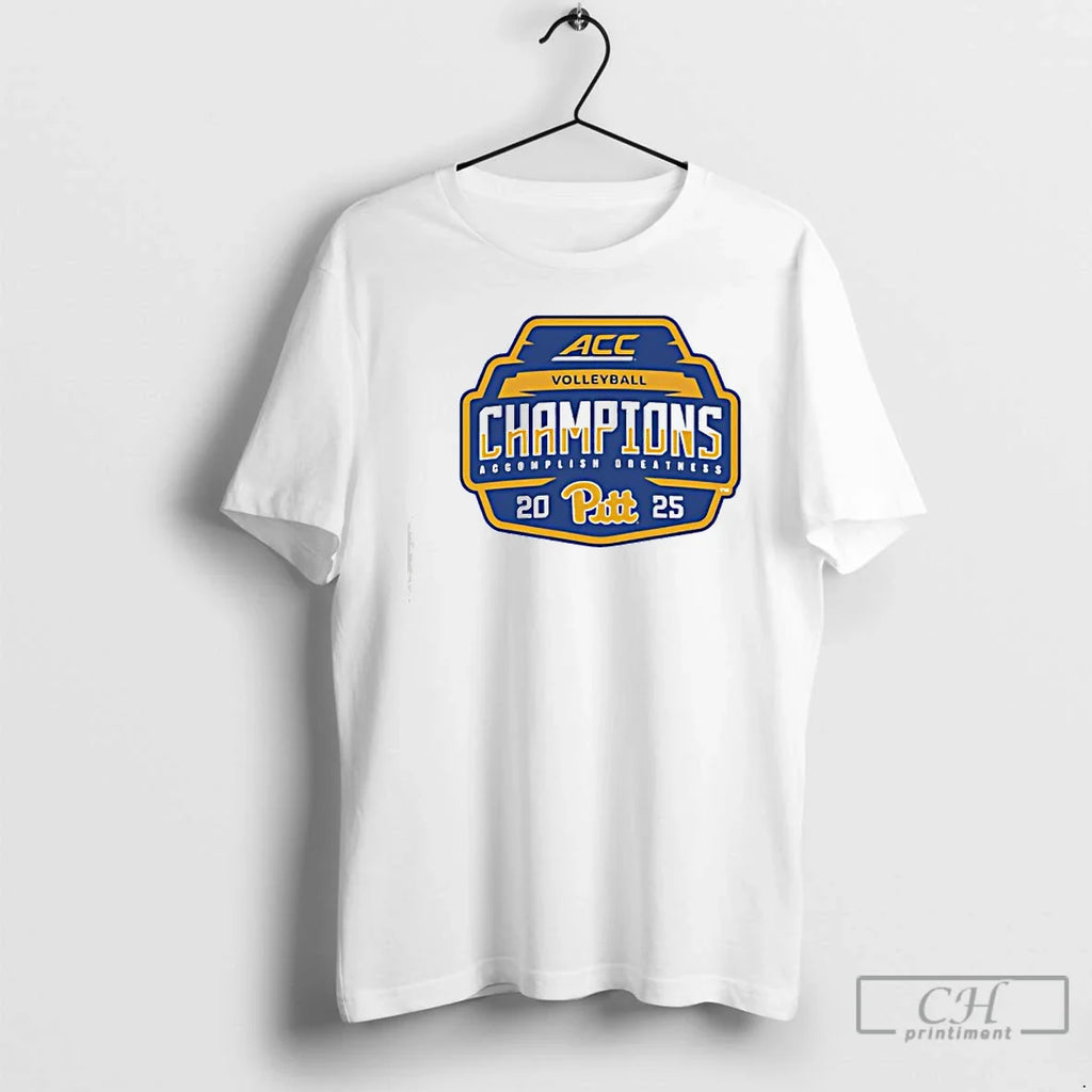 Classic Pitt Panthers 2025 Acc Volleyball Champions Logo T-Shirts, Hoodie, Sweatshirt