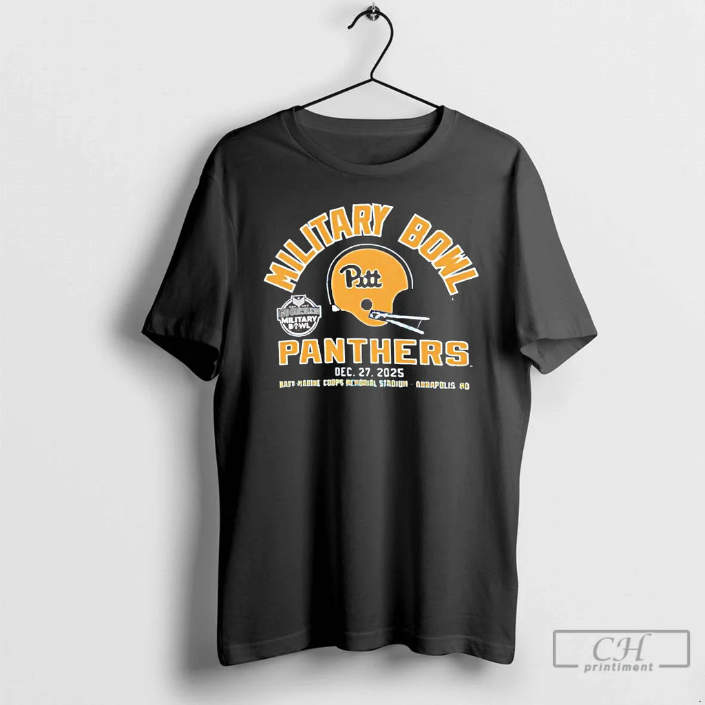 Classic Pittsburgh Panthers 2025 Military Bowl Helmet T-Shirts, Hoodie, Sweatshirt