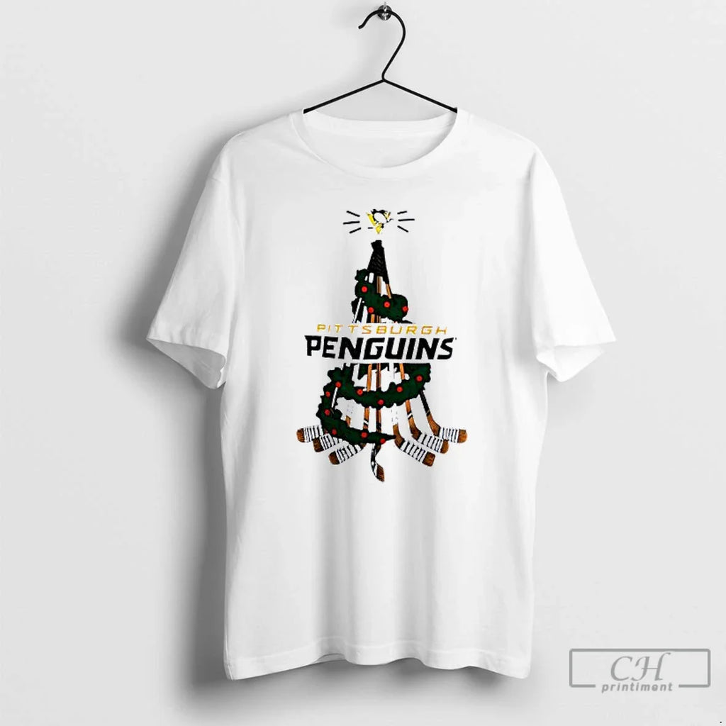 Classic Pittsburgh Penguins Stickman Hockey Tree T-Shirts, Hoodie, Sweatshirt