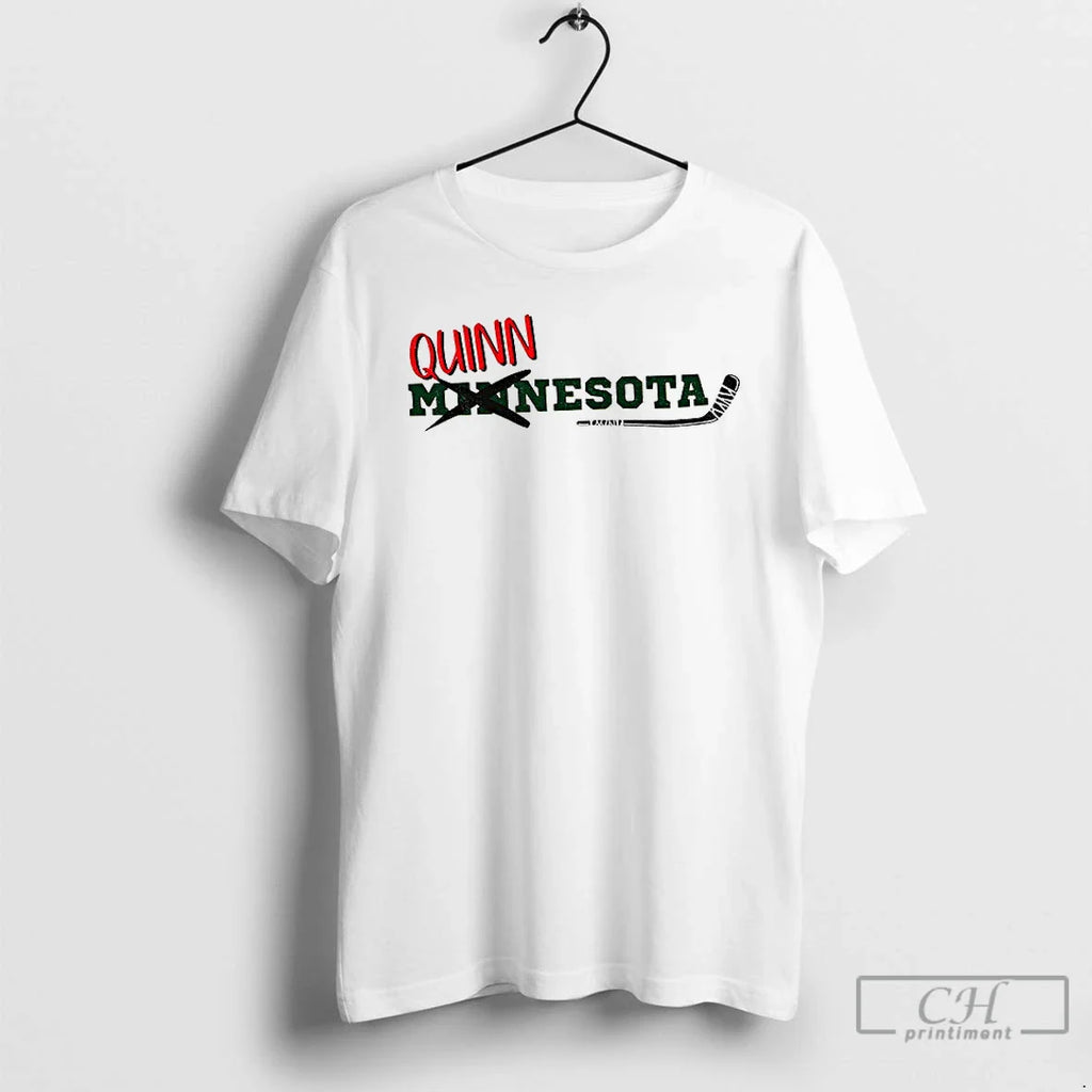 Classic Quinn Hughes Quinnesota Mn Wild Hockey T-Shirts, Hoodie, Sweatshirt