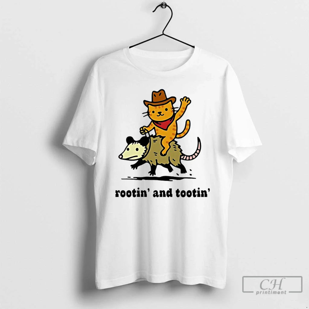 Classic Rootin Tootin Cat Cowboy Rat T-Shirts, Hoodie, Sweatshirt