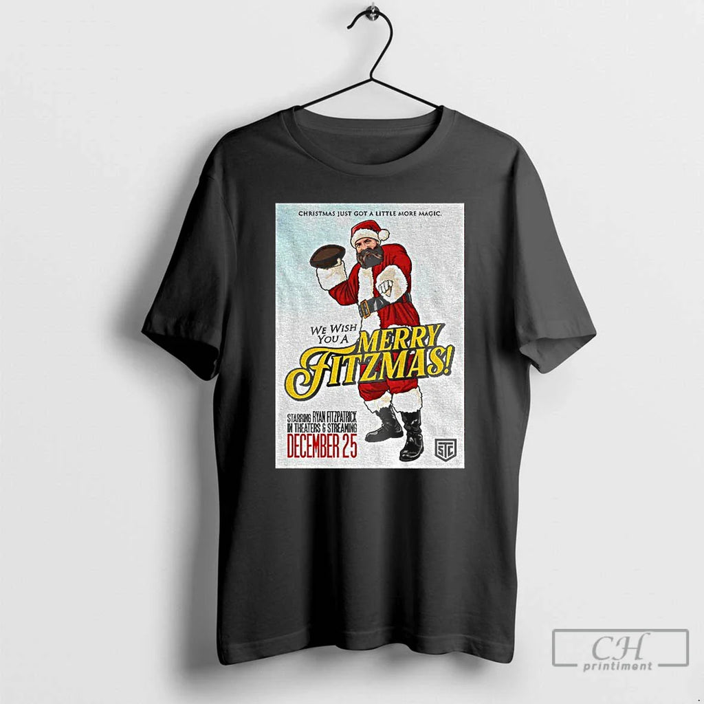 Classic Ryan Fitzpatrick We Wish You Merry Fitzmas Movie T-Shirts, Hoodie, Sweatshirt